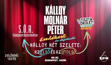 Kálloy Molnár Péter emlékest / Kálloy két szelete – az első és az utolsó